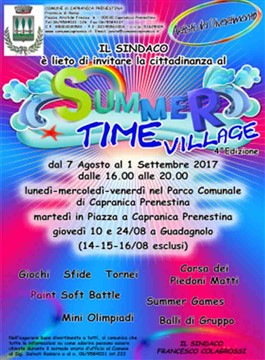 summer time village capranica prenestina